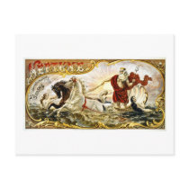 Neptune 1866 - Vintage Label postcards by scenesfromthepast Neptune 1866 - Vintage Label postcards