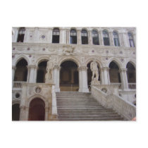 Neptune and Mars Statues, Courtyard of Doges Palac postcards by Moondial Neptune and Mars Statues, Courtyard of Doges Palac postcards