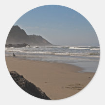 Neptune Beach Oregon Round Sticker