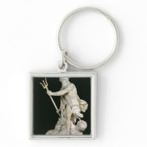 Neptune Calming the Waves, 1757 Keychain