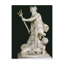 Neptune Calming the Waves, 1757 Post Card