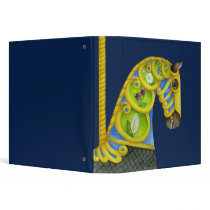 Neptune Carousel Horse Avery Binder