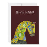 Neptune Carousel Horse Invitation