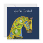 Neptune Carousel Horse Invitation