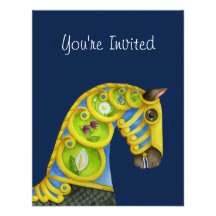 Neptune Carousel Horse Invitation