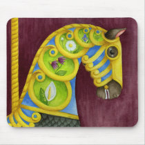 Neptune Carousel Horse Mousepad