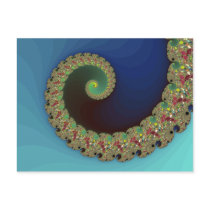 Neptune - Fractal Art Postcard