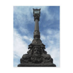 Neptune god of the Sea Lamp Post Postcards