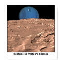 Neptune on Triton's Horizon posters