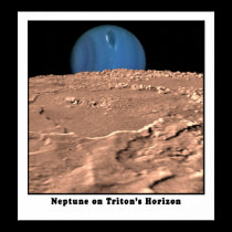 Neptune on Triton's Horizon posters