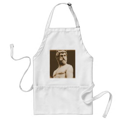 Neptune was the god of the sea - APRON by gothicarts
