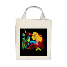 Neptune's Bride Organic Grocery Tote Bag