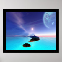 space, art, sun, star, flares, moon, earth, scifi, light, dimension, solar, world, scape, orbit, speed, escape, plasma, clouds, galaxy, system, comet, asteroid, planet, cosmos, endless, science, stellar, portal, universe, explosion, astronomy, astrology, celestial, background, planetarium, illustration, expanse, rings, nebula, planetary, Poster with custom graphic design