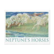 NEPTUNE'S HORSES RIDE THE WAVES POST CARDS