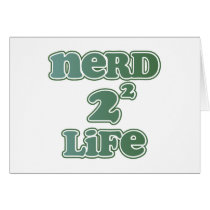 Nerd 4 Life Greeting Card