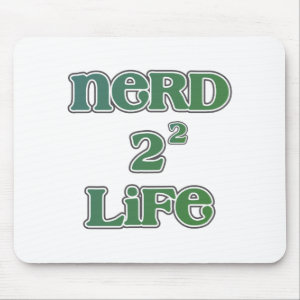 Nerd 4 Life Squared Mouse Pads
