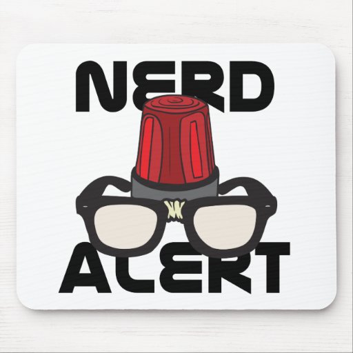 Nerd Alert! Mouse Pad | Zazzle