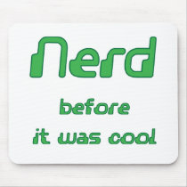 Nerd before it was cool Square format mousepads