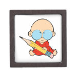 Nerd boy big glasses & pencil premium gift boxes