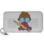 Nerd boy big glasses & pencil mp3 speakers