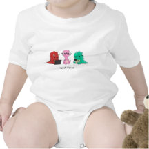 Nerd Dinos Baby Bodysuit
