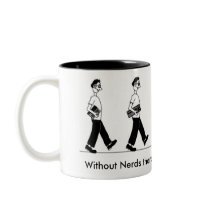 Nerd evolution mug by Pyeman Nerd evolution mug