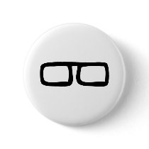nerd eyeglasses buttons