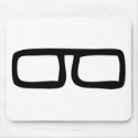 nerd eyeglasses mousepads by Tomaniac nerd eyeglasses mousepads