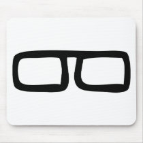 nerd eyeglasses mousepads
