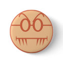 Nerd Fangs button 2 by Skrimbles Nerd Fangs button 2