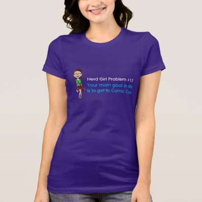 NERD Girl PROBLEM #17 Fun Tee