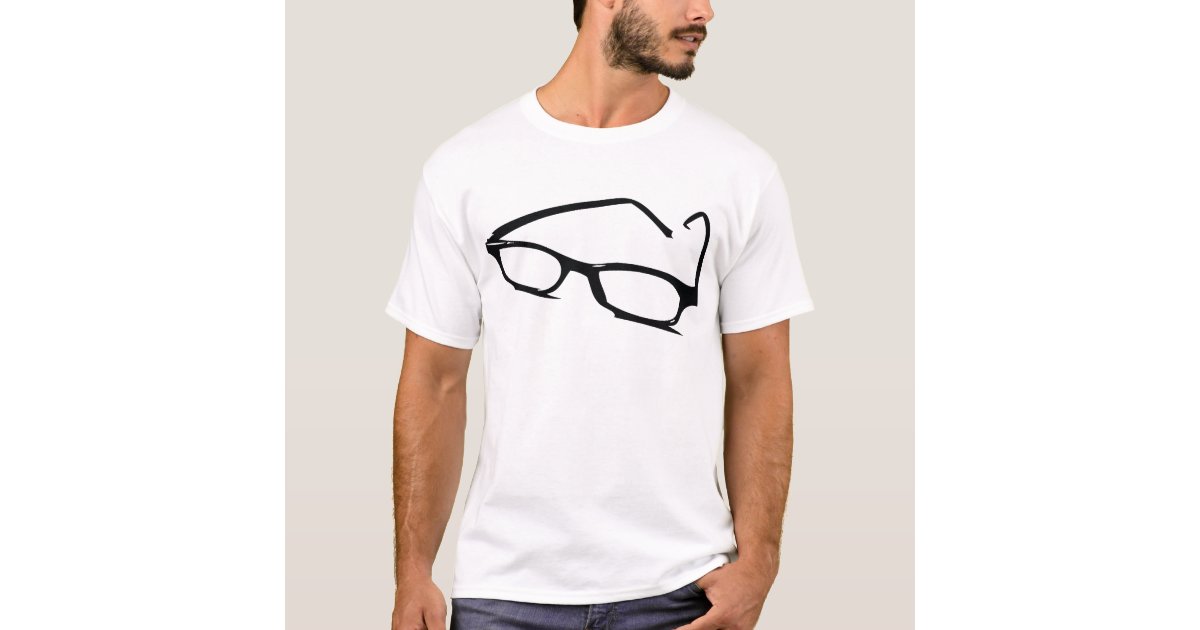 Nerd Glasses TShirt Zazzle