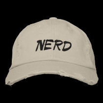 Nerd Hats by M.c. Pressure embroidered hats