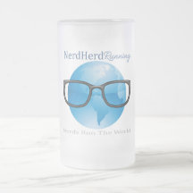 Nerd Herd Running Beer Mug
