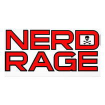 NERD RAGE photo cards