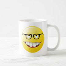 Nerd Smiley Face Mugs