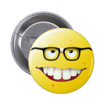 Nerd Smiley Face buttons
