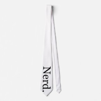 Nerd (White) Necktie Nerd (White) Necktie