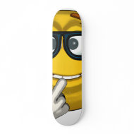 Nerd-toon skateboard