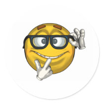 Nerd - toon stickers by AllSmiley Nerd - toon stickers