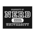 Nerd University Dark postcards by universityshirts Nerd University Dark postcards