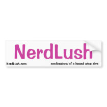 NerdLush- basic bumper sticker