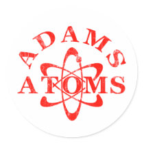Nerds Adams Atoms Stickers
