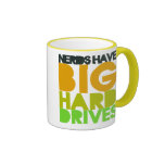 Nerds have big hard drives coffee mug