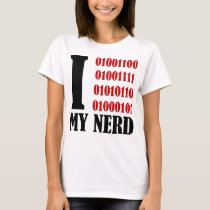 "Nerds" I [love] My Nerd Fitted Babydoll Tee t-shirts