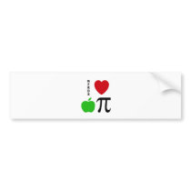 Nerds Love Apple Pie Bumper Stickers