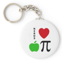 Nerds Love Apple Pie Keychain