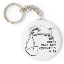 Nerds Make Love Symmetrically Keychain