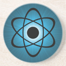 Nerdy Atomic Coaster, Blue