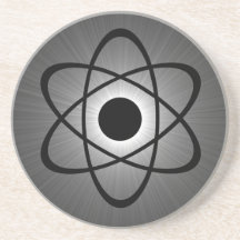 Nerdy Atomic Coaster, Gray